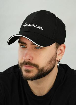 Бейсболка чоловіча «lexus» (1686), чорний