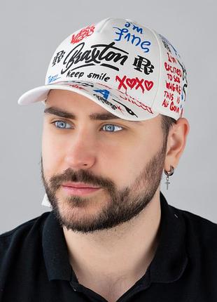 Мужская кепка - пятиклинка "vibe" (1521), белый