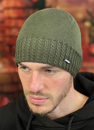 Мужская шапка «эммет» (5159), темно-зеленый