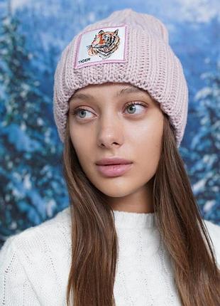 Шапка «tiger», світло-сірий