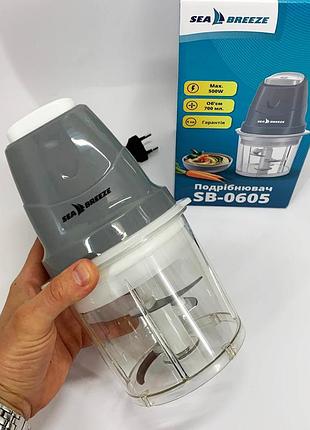 Блендер подрібнювач електричний занурювальний seabreeze sb-0605, блендер для овочів pb-87