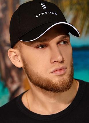 Мужская бейсболка «lincoln» (1698), черный