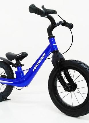 Велосипед балансир детский без педалей hammer 12 дюйм., беговел детский от 3 лет, беговел для малышей sn-44