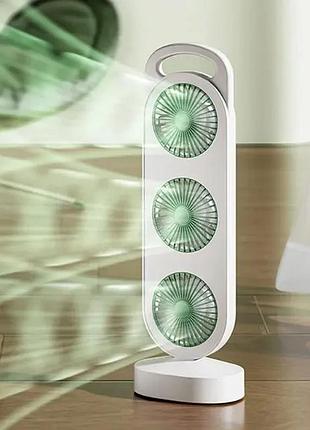 Вентилятор аккумуляторный, 1200мач, от usb, s-31 / мини вентилятор портативный / настольный вентилятор