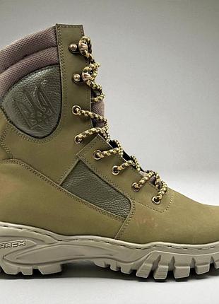 Тактические мужские демисезонные берцы кожаные. 36-49р олива. натуральная гидрофобная кожа! dsdm-1042