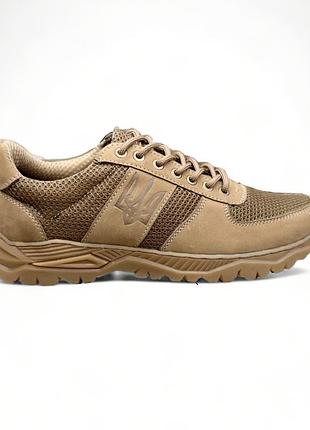 Жіночі тактичні літні кросівки. 36-49р койот. натуральна шкіра! dslf-2146