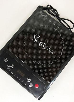 Настольная плита для готовки suntera icd-1008 2000 вт, бытовая настольная плита для дома hj-59