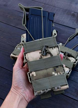 Результат жесткий для ак/ar с пластиковыми боками molle 900d 16×7×3,5 см ve-33