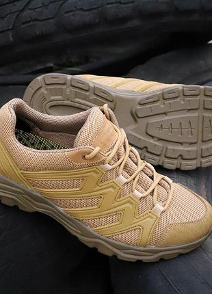 Кроссовки летние salomon-inspired tactical mesh sneakers койот для военных ve-33