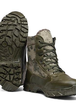 Зимние женские тактические берцы. 36-50р олива. адаптированы к постоянным нагрузкам! mbzf-2111