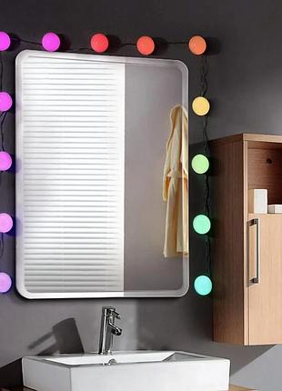 Подсветка для зеркала с пультом регулировкой яркости цвета vanity mirror lights rgb разноцветная