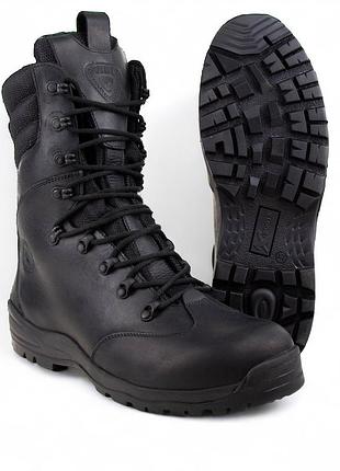 Берцы зимние женские тактические. 35-47р черные. 100% натуральная кожа! stzf-2104