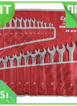 Ve набор комбинированных ключей carlife new version 26шт 6-32мм рожково-накидные для откручивания гаек n6w_ver