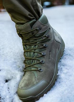 Берцы зимние женские тактические. 39-47р олива. для тяжелых погодных условий! stzf-2115