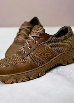 Кросівки літні тактичні. 36-50р койот. адаптовані до постійних навантажень! mblm-1026