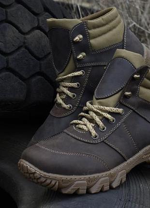 Женские зимние тактические берцы. 36-48р коричневые. усиленный носок и пятка! mszf-2132