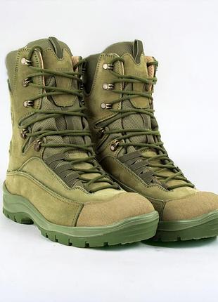 Берцы зимние мужские тактические. 36-47р олива. усиленный носок и пятка! stzm-1010