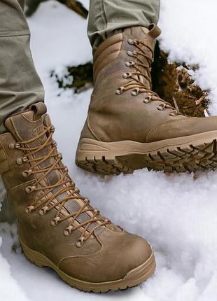 Зимові берці чоловічі тактичні. 35-47р койот. розраховані на важку погоду! stzm-1001