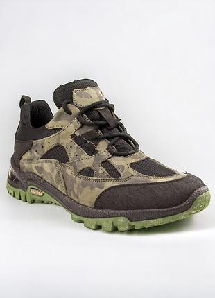 Мужские тактические демисезонные кроссовки. 40-46р олива+пиксель. 100% натуральная кожа! stdm-1037