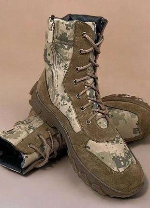 Зимние мужские тактические берцы. 36-50р койот. из натуральной кожи! mbzm-1001