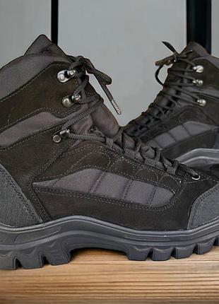 Тактичні літні жіночі берці черевики. 36-49р чорні. натуральна гідрофобна шкіра! dslf-2115