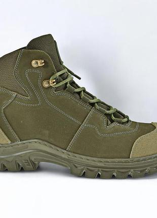 Демисезонные берцы мужские тактические. 39-46р олива. натуральная гидрофобная кожа! bxdm-1017