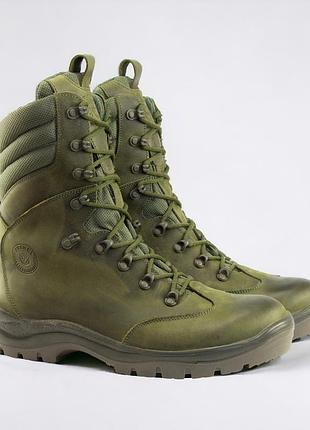 Берцы зимние женские тактические. 35-47р олива. из натуральной кожи! stzf-2102