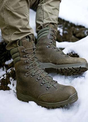 Берці зимові тактичні чоловічі. 35-47р олива. водонепроникні! stzm-1003