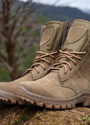 Военные женские тактические берцы зимние. 36-48р койот. 100% натуральная кожа! mszf-2106