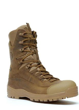 Военные мужские демисезонные берцы из кожи. 36-47р койот. гидрофобная натуральная кожа! stdm-1062 38