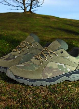 Кроссовки мужские демисезонные тактические. 36-48р олива+пиксель. гидрофобная натуральная кожа! msdm-1041