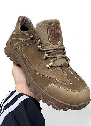 Демисезонные женские тактические кроссовки. 36-50р койот. из натуральной кожи! mbdf-2124