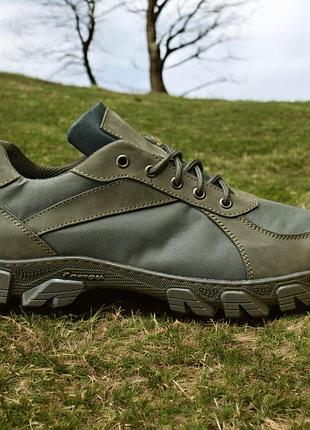 Кроссовки мужские демисезонные тактические. 36-48р олива+пиксель. 100% натуральная кожа! msdm-1039
