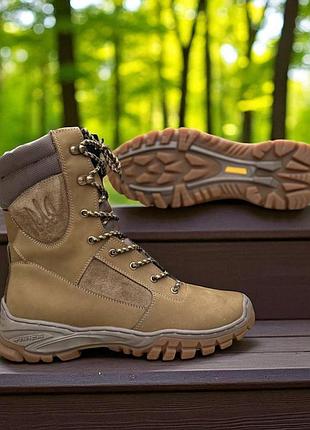 Тактичні жіночі зимові берці шкіряні. 36-49р койот. натуральна гідрофобна шкіра! dszf-2141 46