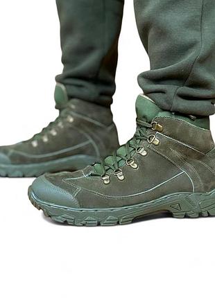 Берці жіночі демісезонні тактичні. 36-50р олива. з натуральної шкіри! mbdf-2121