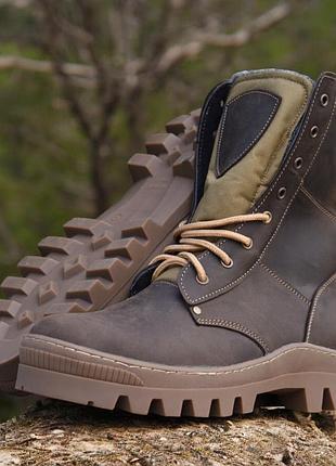 Военные мужские тактические берцы демисезонные. 36-48р коричневые. специальная трекинговая подошва! msdm-1007