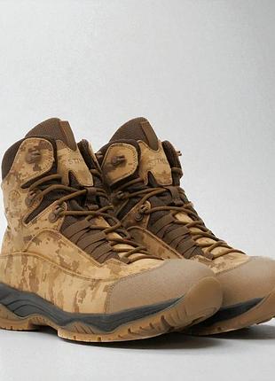 Військові чоловічі зимові берці з кожі. 36-46р койот + піксель. легкі та теплі! stzm-1052 41