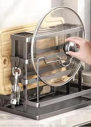 Кухонна підставка, настінна багатофункціональна стійка для зберігання and-90-10-24pcs