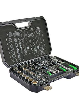 Набор инструментов winso pro 1/2 1/4 72 t cr-v 73 ед для профессионалов и домашних мастеров dm-11