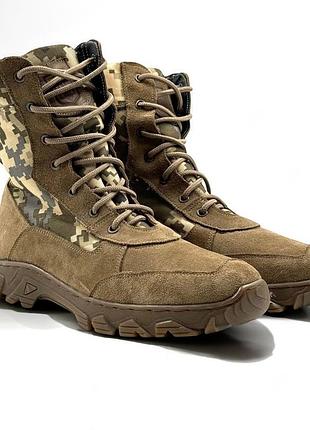 Кожаные летние берцы ботинки тактические. 36-50р койот. полностью натуральная кожа! mblm-1054