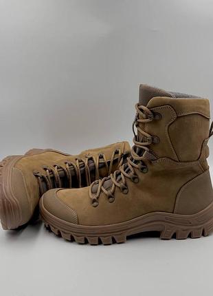 Зимние берцы airtex premium +5 до -20 койот нубук водонепроницаемые утепленные 4 слоя 40-47р. ve-33