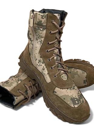Демісезонні жіночі тактичні берці. 36-50р койот. з натуральної шкіри! mbdf-2101