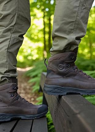 Военные женские зимние берцы из кожи. 36-46р коричневые. полностью натуральная кожа! stzf-2149 36