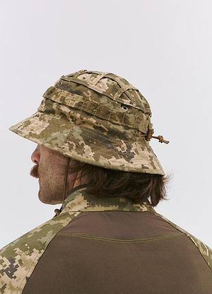 Літня панама піксель мультикам s/м/l/xl військова водовідштовхувальна панама з вентиляцією ve-33