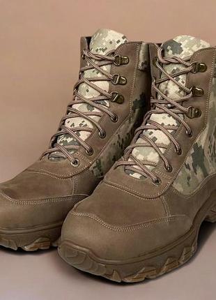 Зимние мужские тактические берцы. 36-50р койот. гидрофобная натуральная кожа! mbzm-1005