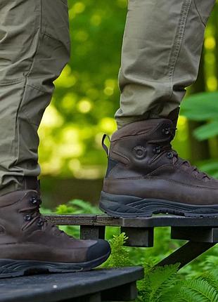 Військові жіночі демісезонні берці з кожі. 36-46р коричневі. розраховані на важку погоду! stdf-2164 44