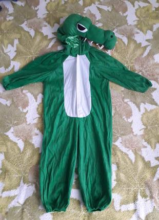 Новогодний костюм крокодил