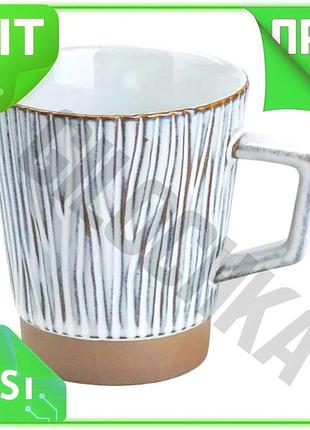 Ve чашка фарфоровая для чая new version и кофе 300 мл золотистая ретро стильная кружка для горячих и х n6w_ver