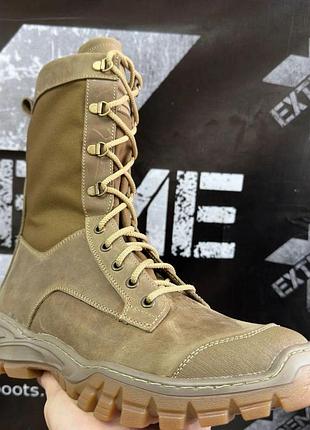 Берцы cordura tactical boots койот для весны и лета нубук 3d-сетка усиленные носок и пapos'ята теп пидо ve-33