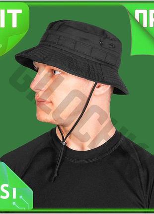 Ve панама camotec boonie 3.0 new version twill чорна тактична панама для військових та активного відпо n6w_ver